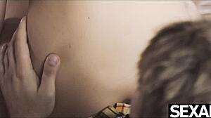 insatiable girl craves dildo and cock for doggystyle orgasm, licking wet pussy