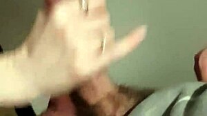 blonde sucking dick and getting cum facial