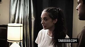 busty teen gia paige takes double penetration hard