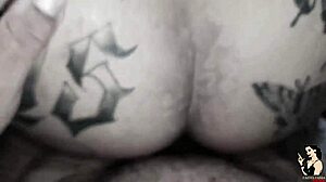 Student creampies hot teacher's ass with dildo