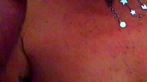 italian milf squirts during orgasm on couch