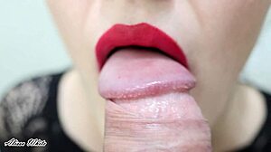 Young Brunette Rides Monster Cock in Lingerie