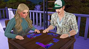 Namorada selvagem com foda e gozada passional