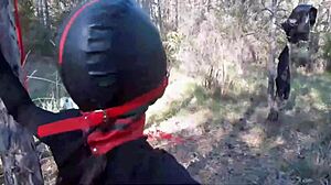 Laura Is Bound And Hooded On High Heels And Pantyhose 10 Minutes Compilation Of Sexy Bondage