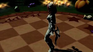 Mmd Happy Halloween Ibaraken Kasen Dance