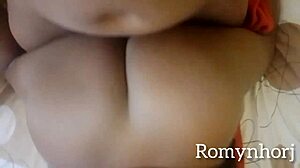 Shaved pussy couple fucks quickly in hidden spot until orgasm