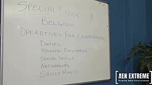 who's better at this? stacey saran or dani amour in a wild job contest.