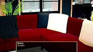 In my new family cartoon, redhead MILF with big tits gets homemade ass fun in episode 408.