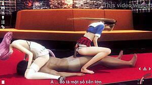 Vietnamese Asian Japanese Group Play