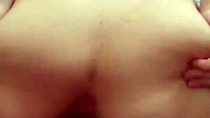 wow, there's really a lot of cum on her face