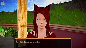 In my new family cartoon, redhead MILF with big tits gets homemade ass fun in episode 408.