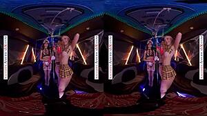 naughty america halloween 4some with jamie jett sandra luberc spencer bradley in heels