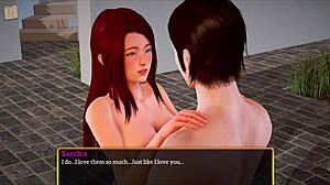 Discover my new family: redhead teen with small tits.