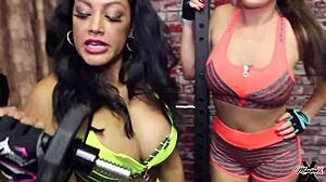 Watch Curvy Milf Nyssa Nevers Suck Natural Tits In Lesbian Action!