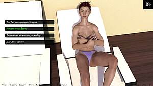 anime gameplay with anal, masturbation, and cum on ass in part 6