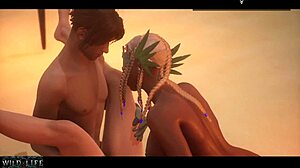 Guy Enjoys Fucking Two Ebony Sluts With Big Tits In Public.