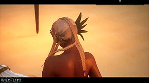 Guy Enjoys Fucking Two Ebony Sluts With Big Tits In Public.