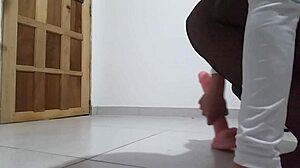 shemale yukari masturbates with a huge dildo