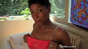 ebony tina meeks yanks with toy