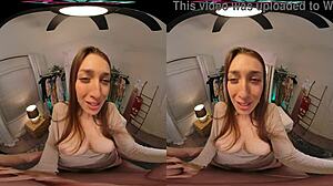 Vrhush Last Night Fucks Bella Rolland's Big Tits Anal in Stockings POV Blowjob Doggystyle Bent Over