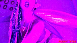 young brazilian pocahontas moans during anal with big ass and dildo in halloween theme