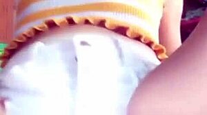 Horny asian girl shows pussy cameltoe on bigo live