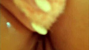 we tried anal for the first time, her wet pussy stretched by big cock in close-up