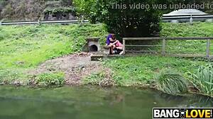 Queen's Outdoor Adventure With Emilio Ardana And Kira Queen