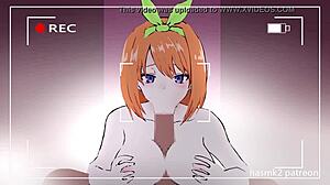 Four-Leaf Titty Fuck Ends With Cum In Mouth. Monster Cock Creampie In Anime Hentai.