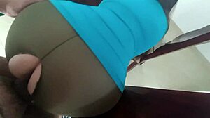 my stepsister with giant cameltoe begs me to join her chores then i fuck and lick her pussy and ass