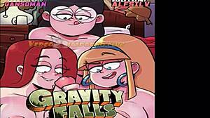 Gravity Falls Dipper's Foursome Reverse Gangbang Outdoor Cabin Orgy!