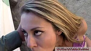 teen gape strip search turns into hot outdoor sex with police