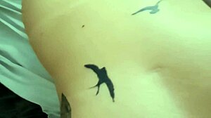 This asian babe bounces on a black cock for a tasty creampie after fingering and assfucking