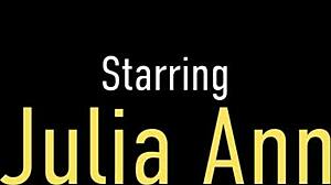 Julia Ann and Jessica Jaymes worship cock in double blowjob.  