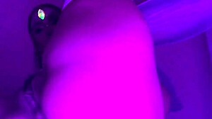 young brazilian pocahontas moans during anal with big ass and dildo in halloween theme