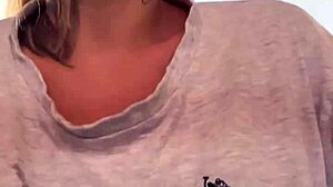 Hot in the gym, I strip and show my wet pussy!