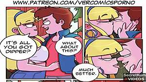 Gravity Falls Dipper's Foursome Reverse Gangbang Outdoor Cabin Orgy!