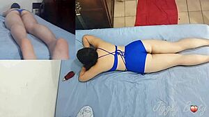 POV Amateur GF Rides Dick After Massage