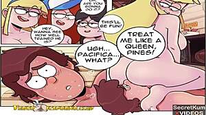 Gravity Falls Dipper's Foursome Reverse Gangbang Outdoor Cabin Orgy!