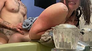 Huge cock pounds eager gay whore.