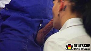 paying with pussy in milf scene