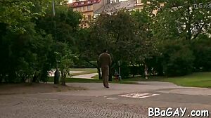 Homosexual dude gives lusty anal lickings 😏