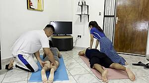 amateur homemade sex video with latina and asian mix