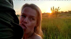 Sunset Blast! Huge Sperm Load for Katy, Beauty S-Wife!
