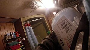 shower time with ronda, enjoying the warm water on her sexy body