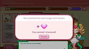 Watch this blonde anime girl get wet in Crush Crush uncensored!