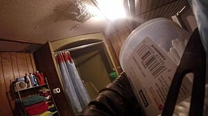 shower time with ronda, enjoying the warm water on her sexy body