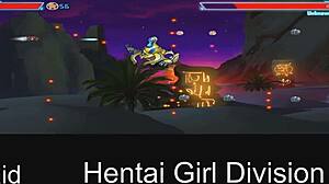 Hentai Girl Division Game Action