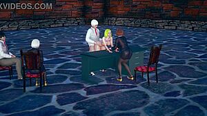 Secretary Feels Intense Pleasure As Boss Takes Her From Behind