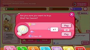 Watch this blonde anime girl get wet in Crush Crush uncensored!